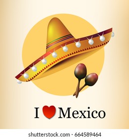 Mexican banner. vector