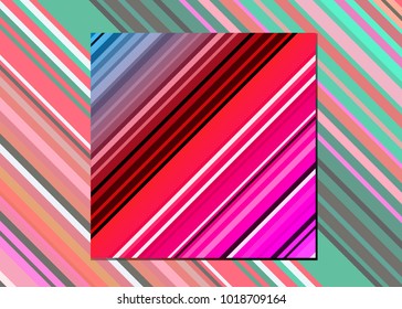 Mexican Blanket Stripes Seamless Vector Pattern. Typical colorful woven fabric from central america