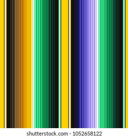 Mexican Blanket Stripes Seamless Vector Pattern. Background for Cinco de Mayo Party Decor or Mexican Food Restaurant Menu.