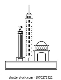 Mexican buildings design