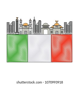 Mexican buildings design