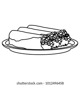 Mexican burritos food