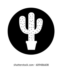 mexican cactus isolated icon vector illustration design