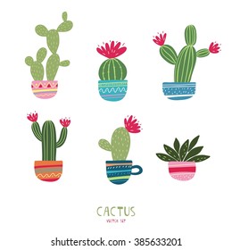 Mexican cactus print