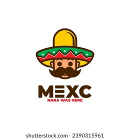 Mexican cartoon character vector image