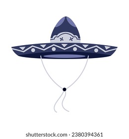 mexican charro sombrero folklore illustration