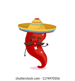 mexican chili with hat