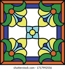 Mexican clay tile design, traditional seamless pattern, vecor