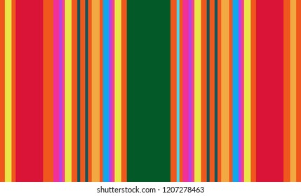 Mexican Colorful Multicolor Sarape, Pattern, Background