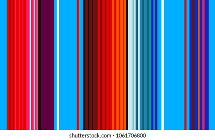 Mexican Colorful Sarape, Pattern