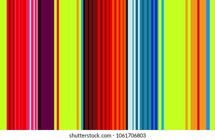 Mexican Colorful Sarape, Pattern