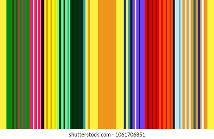 Mexican Colorful Sarape, Pattern
