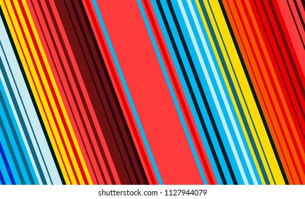 Mexican Colorful Sarape, Pattern
