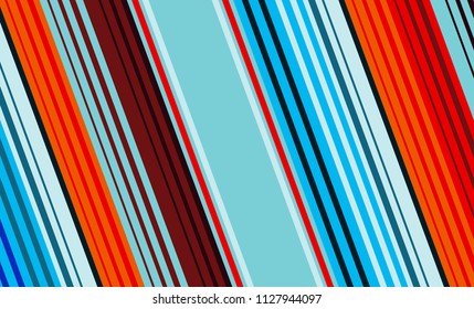 Mexican Colorful Sarape, Pattern