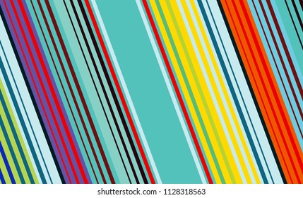 Mexican Colorful Sarape, Pattern