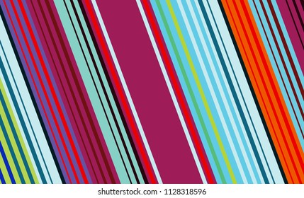 Mexican Colorful Sarape, Pattern