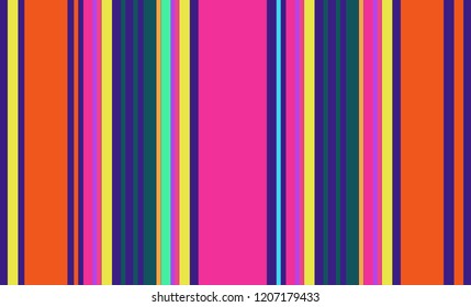 Mexican Colorful Sarape, Pattern