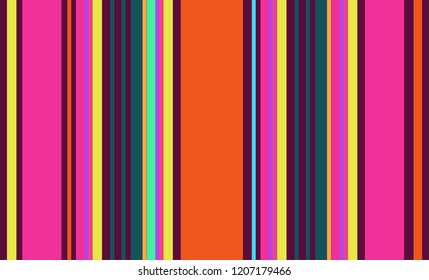 Mexican Colorful Sarape, Pattern