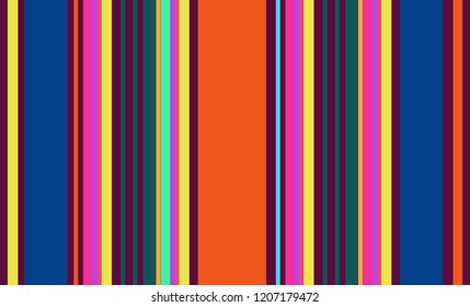 Mexican Colorful Sarape, Pattern