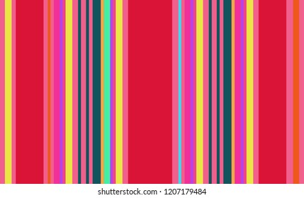 Mexican Colorful Sarape, Pattern