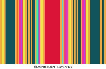 Mexican Colorful Sarape, Pattern