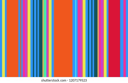 Mexican Colorful Sarape, Pattern