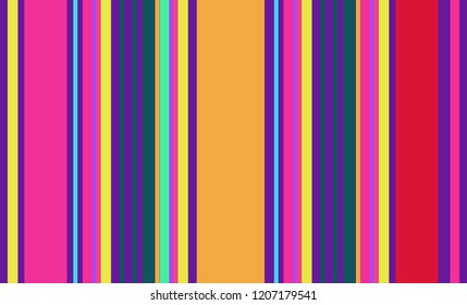 Mexican Colorful Sarape, Pattern