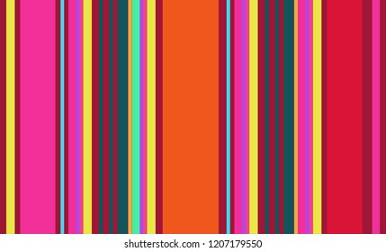 Mexican Colorful Sarape, Pattern