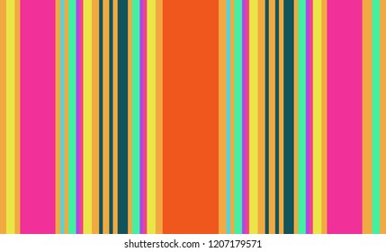 Mexican Colorful Sarape, Pattern