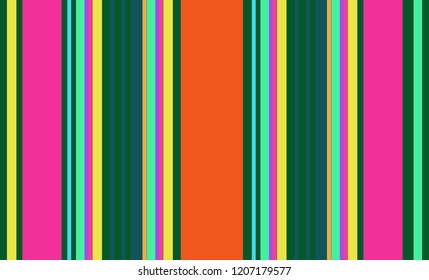 Mexican Colorful Sarape, Pattern