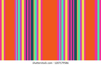 Mexican Colorful Sarape, Pattern