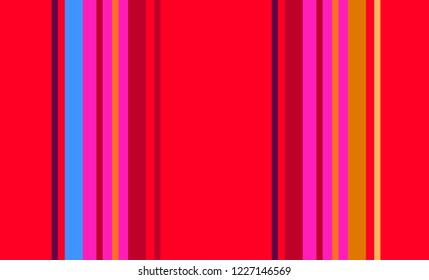 Mexican Colorful Sarape, Pattern, Multicolor Striped Background 