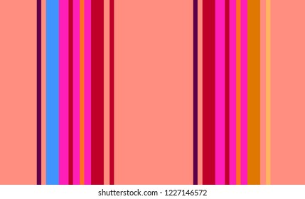 Mexican Colorful Sarape, Pattern, Multicolor Striped Background 