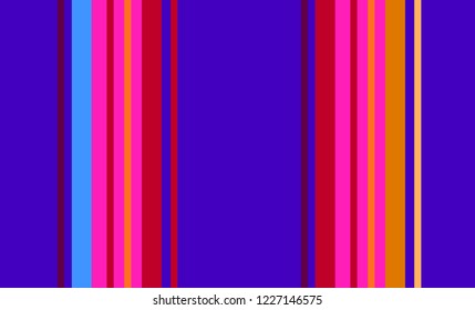 Mexican Colorful Sarape, Pattern, Multicolor Striped Background 
