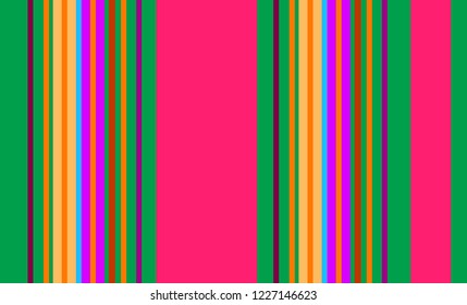 Mexican Colorful Sarape, Pattern, Multicolor Striped Background 