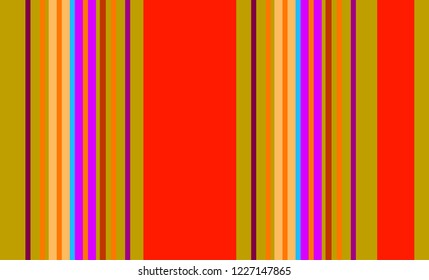 Mexican Colorful Sarape Pattern, Multicolor Striped Background