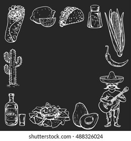 Mexican cuisine and culture Vector images