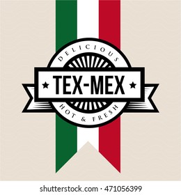 Mexican Cuisine vintage sign - Tex-Mex