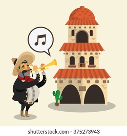 Mexican culture design 