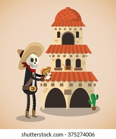 Mexican culture design 