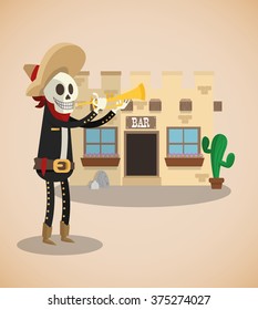 Mexican culture design 