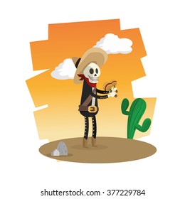 Mexican culture design 