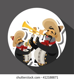 mexican culture design, vector illustration. mexico icons
