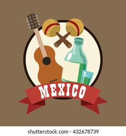 Mexican culture design , vector illustration
