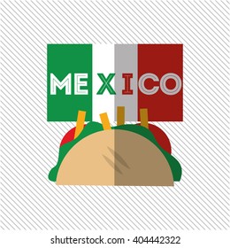 mexican culture icon design 