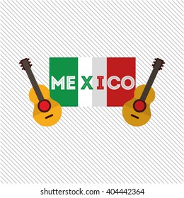 mexican culture icon design 