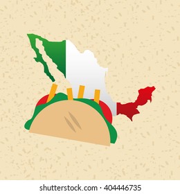 mexican culture icon design 