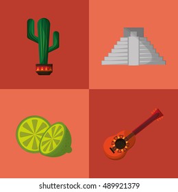 mexican culture related icons image 