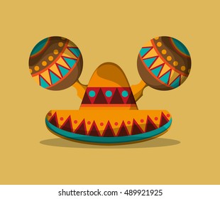 mexican culture related icons image 