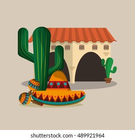 mexican culture related icons image 